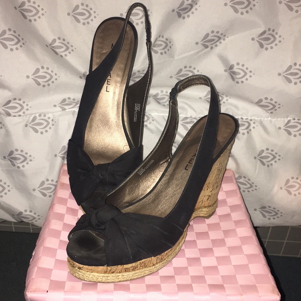 Black wedges.